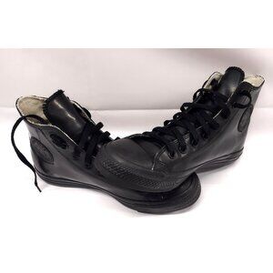 Converse Chuck Taylor Black Hi Tops Waterproof Rubber Rain Men's 8 W10 EU 41.5
